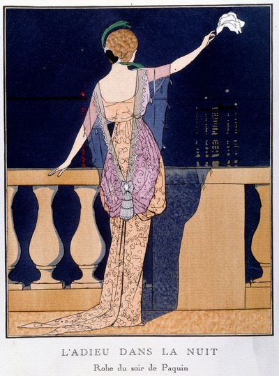 Despedida en la noche de Georges Barbier