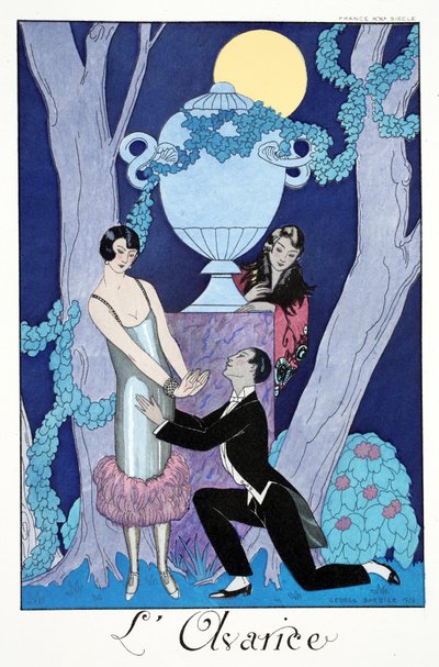 La Avaricia de Georges Barbier