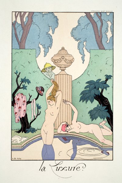 Lust, de "Falbalas & Fanfreluches, Almanach des Modes Présentes, Passes et Futures". de Georges Barbier