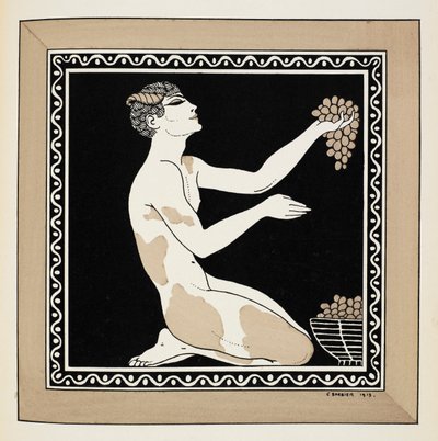 Nijinsky como fauno en el ballet L