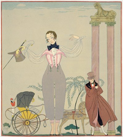 Rendez-vous (acuarela sobre papel) de Georges Barbier