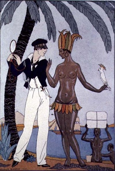 La bella nativa de Georges Barbier