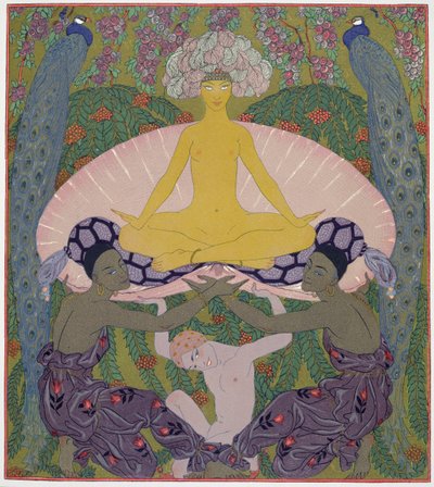 El nacimiento de Venus (tinta y W/c sobre papel) (véase 133204) de Georges Barbier