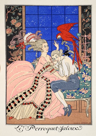 El loro celoso de Georges Barbier