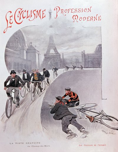 Ciclismo: pista libre de los campos de Marte de Georges Bertin Scott