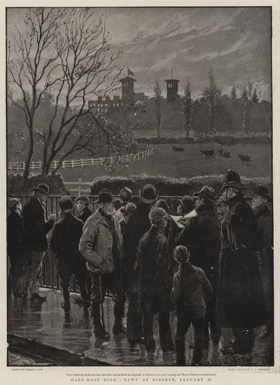 A media asta, amanecer en Osborne, 23 de enero de Georges Bertin Scott