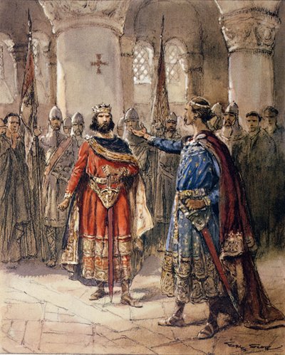 Hugues I Capeto (941-996), Rey de Francia y Adalberto de Périgord, de 