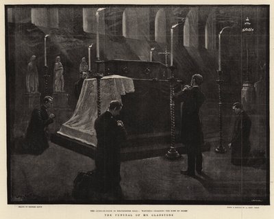 El funeral del Sr. Gladstone de Georges Bertin Scott