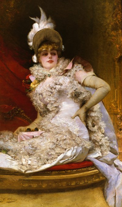 En la ópera de Georges Clairin