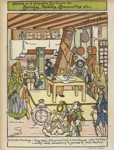 Ilustración para Le Rire de Georges Delaw