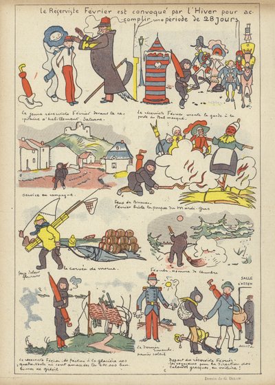 Ilustración para Le Rire de Georges Delaw
