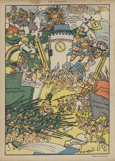 Ilustración para Le Rire de Georges Delaw