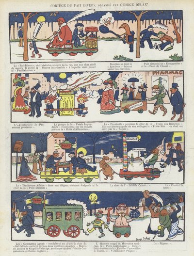 Ilustración para Le Rire de Georges Delaw