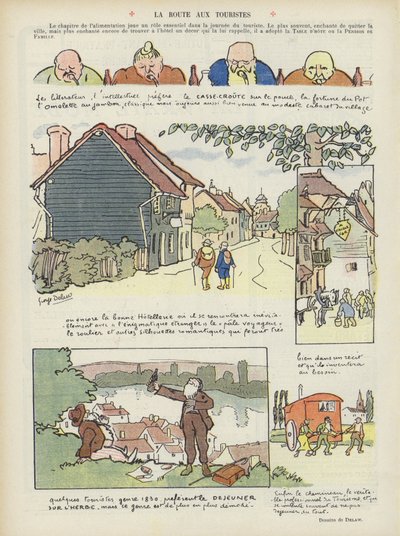 Ilustración para Le Rire de Georges Delaw