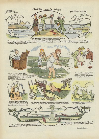 Ilustración para Le Rire de Georges Delaw