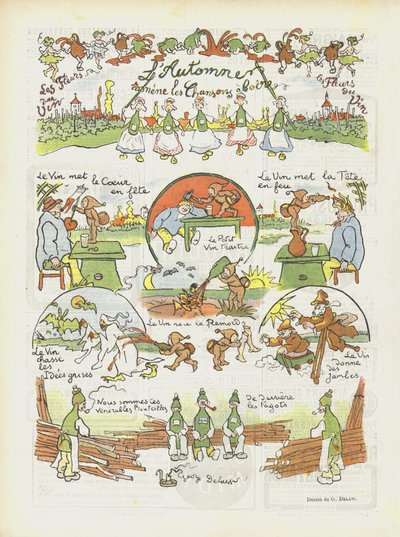 Ilustración para Le Rire de Georges Delaw