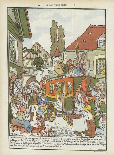 Ilustración para Le Rire de Georges Delaw