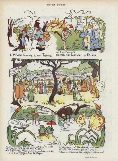 Ilustración para Le Rire de Georges Delaw