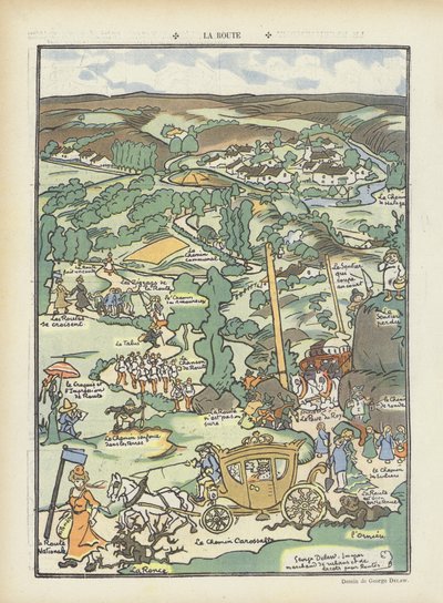 Ilustración para Le Rire de Georges Delaw