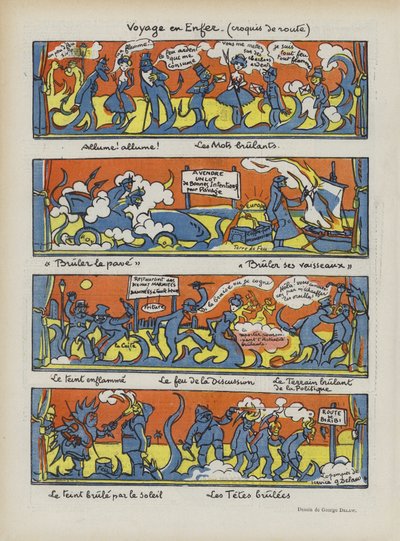 Ilustración para Le Rire de Georges Delaw