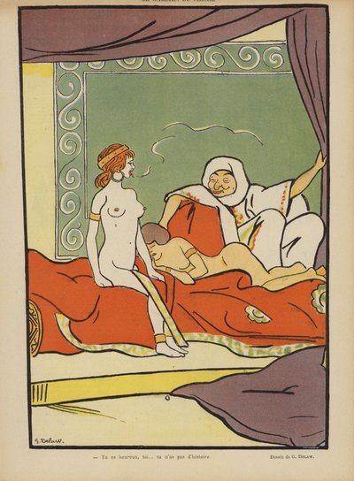Ilustración para Le Rire de Georges Delaw
