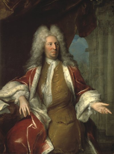 Nicodeme Tessin le Jeune, architecte suedois - Conde Nicodemus Tessin el Joven (1654-1728), por Desmarees, George (1697-1776). Óleo sobre lienzo de Georges Desmarées