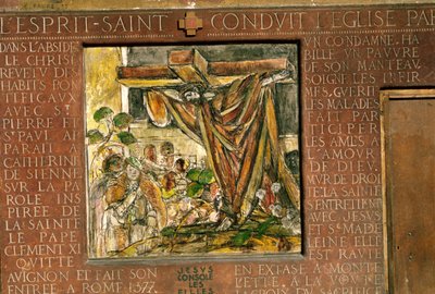 Cristo en el camino del Calvario de Georges Desvallieres