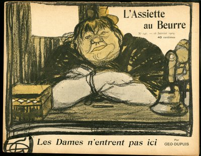 Portada de “” "L’Assiette au Beurre”””, número 146, Satírica en color de Georges Dupuis