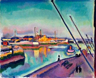 Embarcadero de Notre-Dame, Le Havre, 1908 de Georges Dupuis