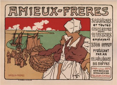 Póster de Amieux Frères, 1899 de Georges Fay