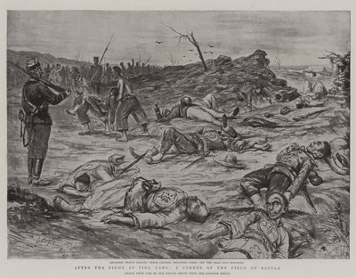 Después de la Lucha en Ping Yang, un Rincón del Campo de Batalla de Georges Ferdinand Bigot