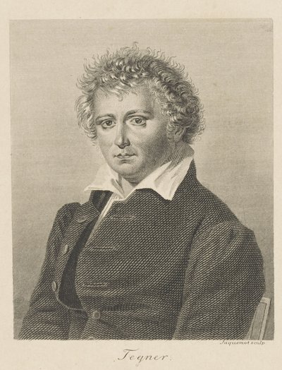 Retrato de Esaias Tegnér 1782-1846, c. 1830 de Georges François Louis Jaquemot