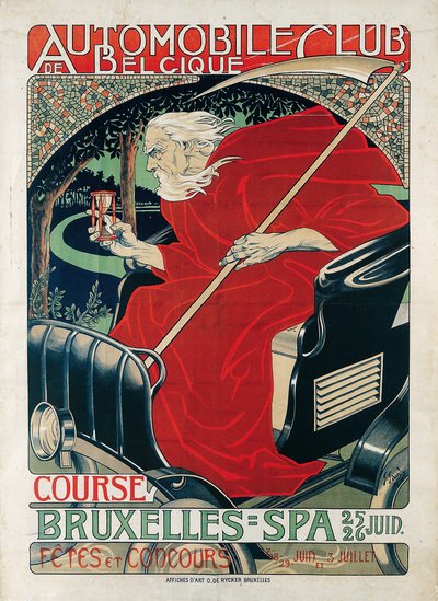 Automobile Club Belgique. Carrera Bruselas - Spa de Georges Gaudy