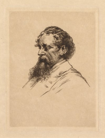 Retrato de Charles Dickens de Georges Gorvel