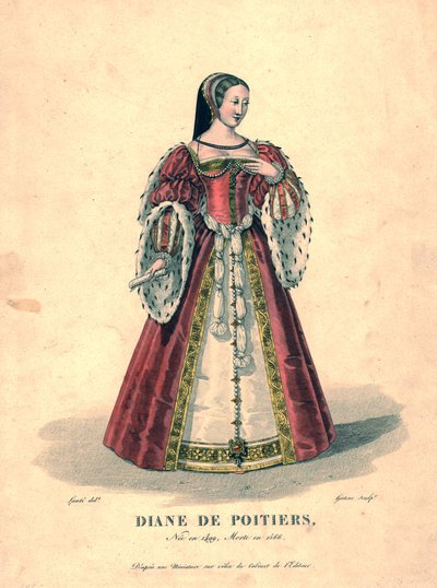 Diane de Poitiers, principios del siglo XIX de Georges Jacques Gatine