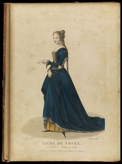 Laura de Noves 1310-1348, finales del siglo XVIII de Georges Jacques Gatine