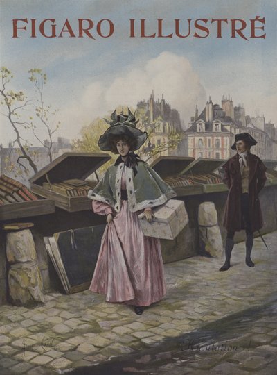 Duda. Portada de Le Figaro Illustré, octubre de 1897 de Georges Jules Auguste Cain