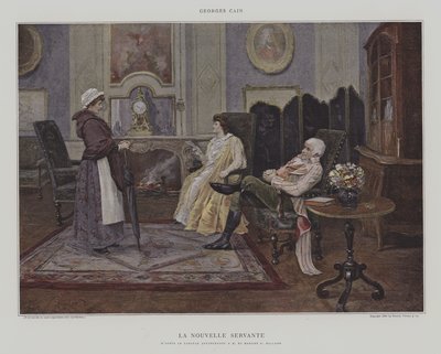 La nueva sirvienta de Georges Jules Auguste Cain
