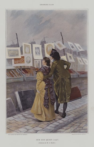 En los muelles (1795) de Georges Jules Auguste Cain