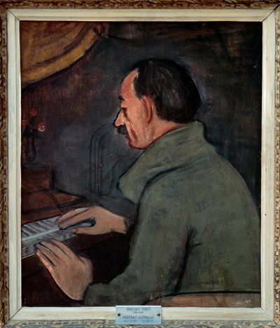 Retrato de Maurice Utrillo (1883-1955), pintor francés. Pintura de Georges Kars (1882-1955), siglo XX. Óleo sobre lienzo. Dim: 0,56 X 0,47m. Lyon. Museo de Bellas Artes. Cuidado. La utilización de esta obra puede estar sujeta a una solicitud de autorizació de Georges Kars