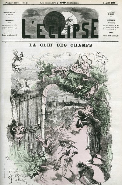 La llave de los campos, ilustración de Pilotel reemplazando el dibujo de Gill 
