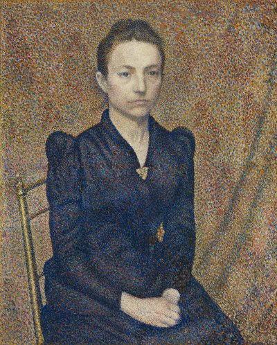 Retrato de la hermana del artista, 1891 de Georges Lemmen