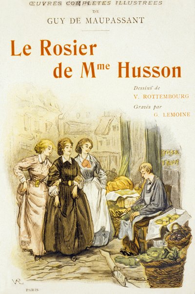 Portada del libro "Le Rosier de Mme Husson" de Guy de Maupassant de Georges Lemoine