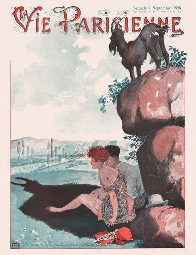 Portada de la revista La Vie Parisienne, 1929 de Georges Leonnec