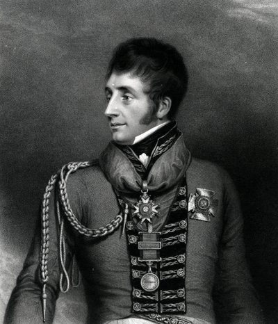 Mayor General El Honorable Sir William Ponsonby, 1817 de Georges Maile