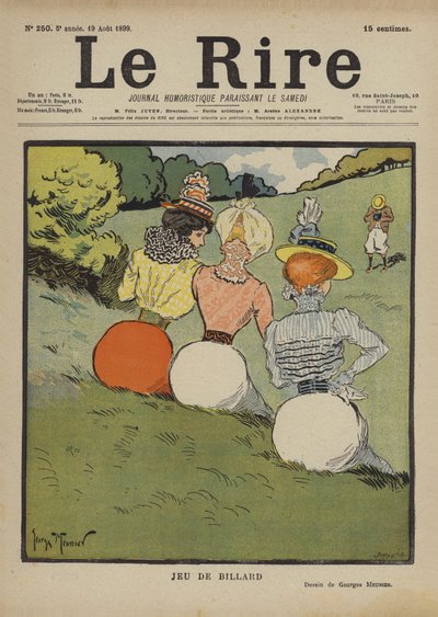 Ilustración para Le Rire de Georges Meunier