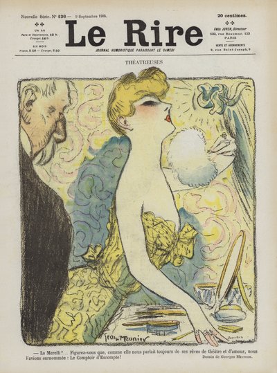 Ilustración para Le Rire de Georges Meunier
