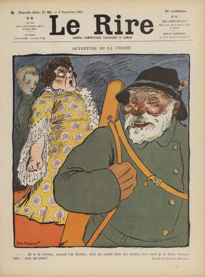 Ilustración para Le Rire de Georges Meunier