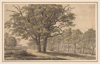 Paisaje, primera mitad de 1800s de Georges Michel