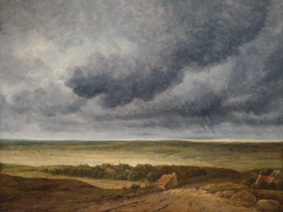 Camino cerca de un pueblo de Georges Michel